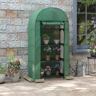 Serra da Giardino con 4 Ripiani in Metallo e Coper