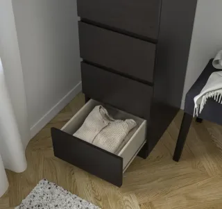 Cómoda MALM 6 cajones wengue a estrenar y  montada