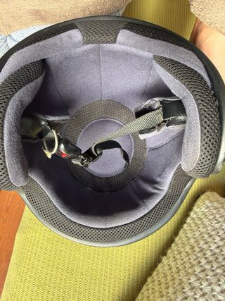 Casco abierto negro Talla XL