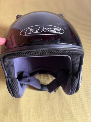 Casco abierto negro Talla XL
