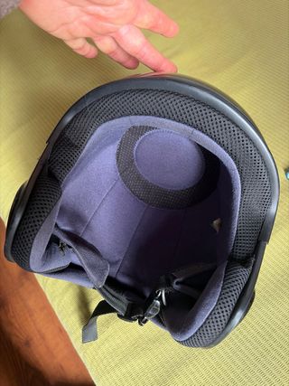 Casco abierto negro Talla XL