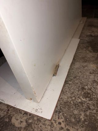 Puerta corredera blanca NUEVA + kit