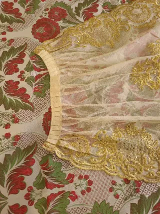 Manteletas Fallera Doradas