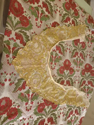 Manteletas Fallera Doradas