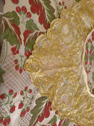 Manteletas Fallera Doradas