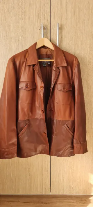 Chaqueta Piel Zara Sport