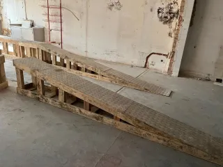 Rampas elevadoras coches y motos desmontable