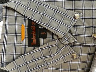 Camicia Timberland a quadri manica corta