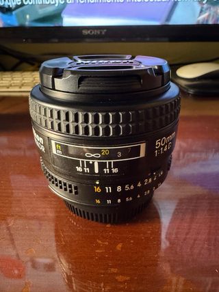 Objetivo Nikon 50mm f1.4 AF D