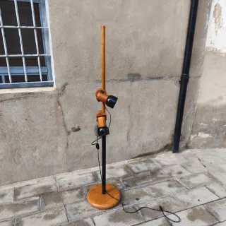 Lámpara de pie vintage nordica diseño años 70