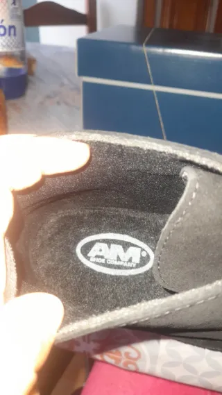 Botas AM Shoe Company Piel Negra