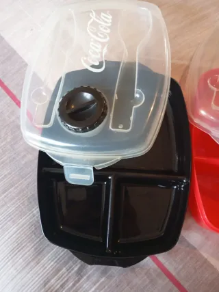 Set 2 Fiambreras Coca-Cola Faltan cubiertos