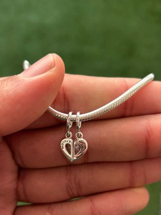 Collar Pandora Mother & Daughter Plata