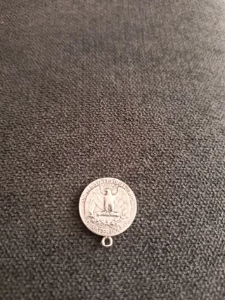 Moneda Cuarto de Dólar Plata 1955