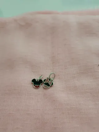 Colgantes Estilo Pandora Mickey y Minnie