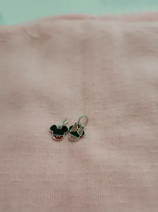 Colgantes Estilo Pandora Mickey y Minnie