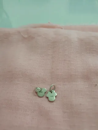 Colgantes Estilo Pandora Mickey y Minnie