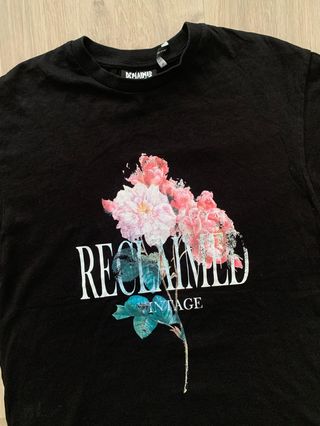 Camiseta Reclaimed Vintage Negra Talla S