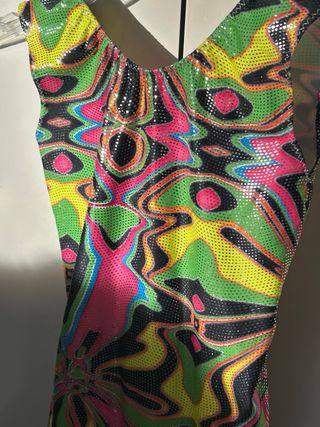 Maillot Patinaje Artístico Brillante