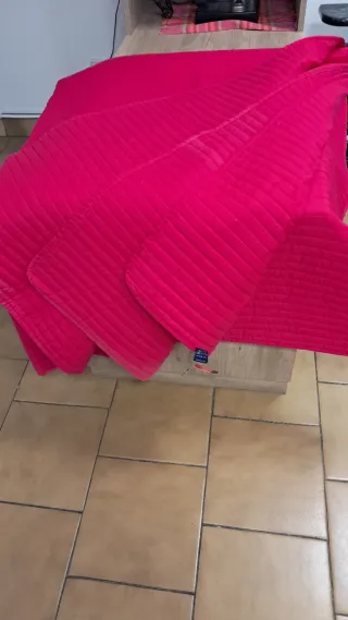 Colcha Solteiro Rosa Poliéster