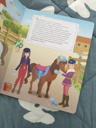 Libro infantil interactivo la princesa