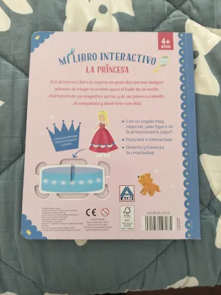 Libro infantil interactivo la princesa