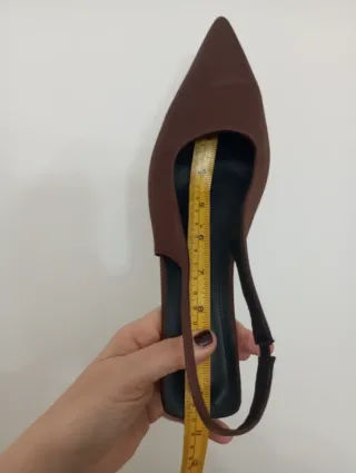 Scarpe slingback marroni eleganti