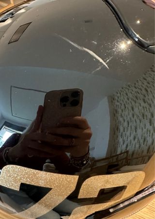 Casco Moto SHARK Scooter Negro/Dorado