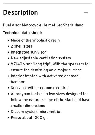 Casco Moto SHARK Scooter Negro/Dorado