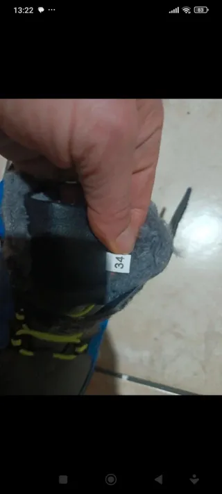 Scarpe trekking bambino taglia 34