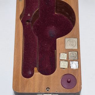 Bilancia per Diamanti D'epoca Custodia in Legno