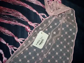 Conjunto Flamenca Rosa con Flor y Pendientes