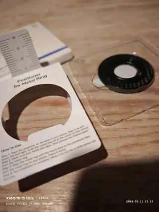 Soporte anillo MagSafe 360° fibra  carbono iPhone