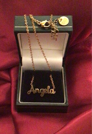 Colgante Cadena Nombre Angela