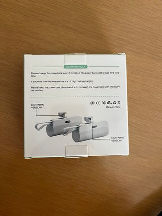 Batería externa/Cargador portátil