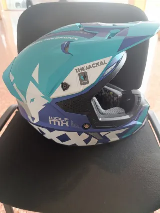 Casco de Motocross Wolf