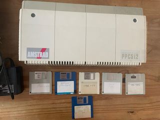 Amstrad PPC512 Ordenador Portátil Maletín Disquete