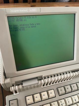 Amstrad PPC512 Ordenador Portátil Maletín Disquete