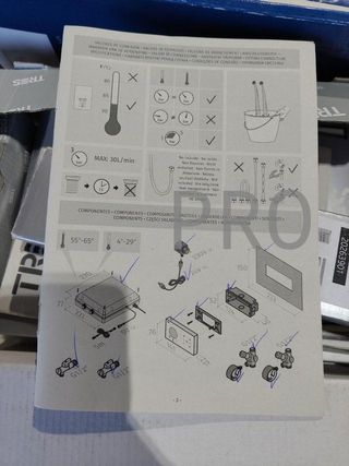 Kit electrónico de ducha - Tres Griferia
