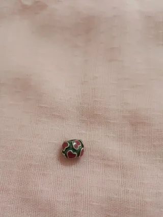 Estilo Pandora Plata y Corazones Rosas