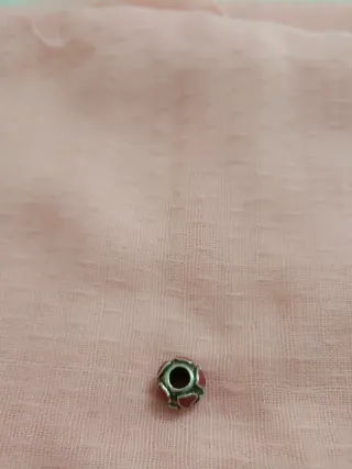 Estilo Pandora Plata y Corazones Rosas