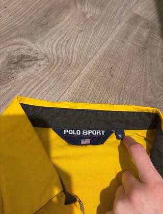 Chaqueta Vintage Polo Sport Amarilla