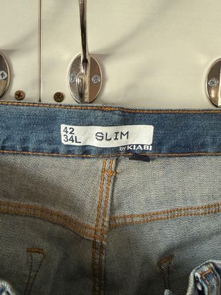 Pantalones slim Kiabi talla L