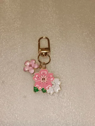 Llaveros colgantes variados.