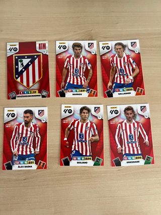 Lote Cromos Adrenalyn XL Atlético de Madrid 25/26