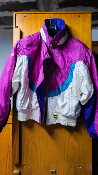 Chaqueta de esquí vintage multicolor Talla 38
