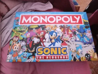Monopoly Sonic The Hedgehog Juego Nuevo Alemán