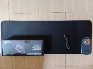 Alfombrilla Gaming RGB Carga Inalámbrica 15W