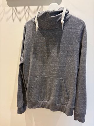 Sudadera con capucha H&M gris jaspeado