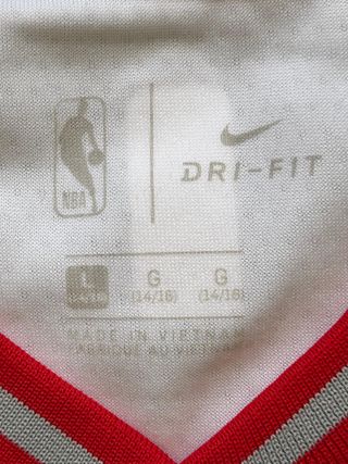 Camiseta Toronto Raptors Blanca Talla L Juvenil